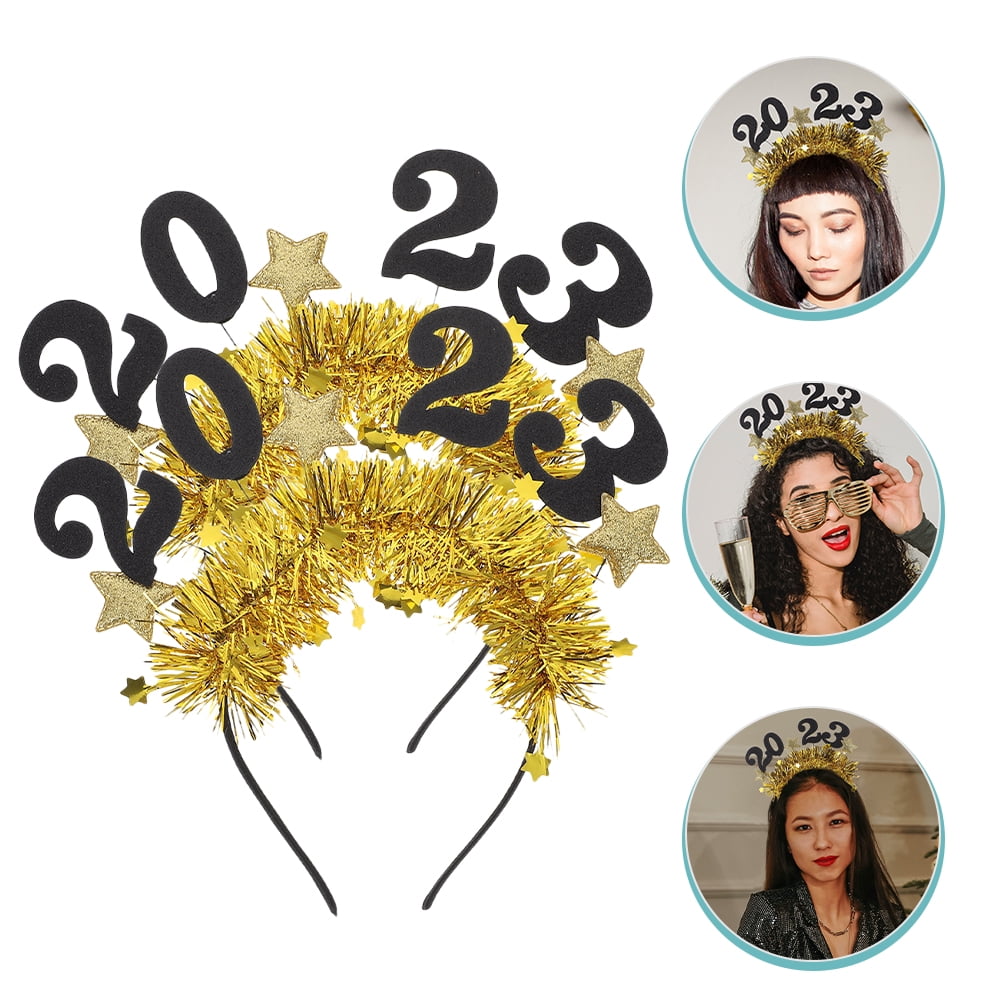 Buy 2024 NEW YEARS Headband Happy New Year Headpiece New Years Eve Party  Headband New Years Party Halo Crown Online in India - Etsy